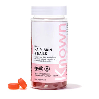 Biotin Hair, Skin & Nails Gummies - Vegan Beauty Supplement - Strawberry Flavour