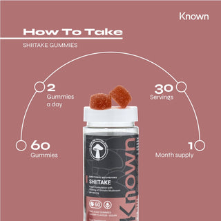 Known Nutrition Shiitake Mushroom Supplement Gummies