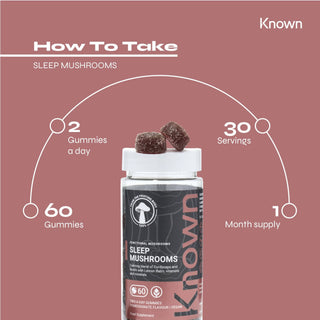 Known Nutrition Sleep Mushroom Supplement Gummies