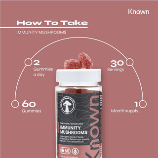 Known Nutrition Immunity Mushroom Supplements Gummies