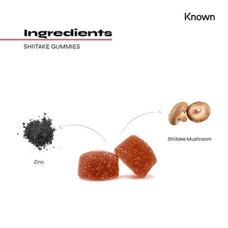 Known Nutrition Shiitake Mushroom Supplement Gummies