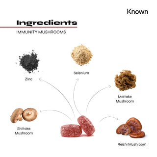 Known Nutrition Immunity Mushroom Supplements Gummies