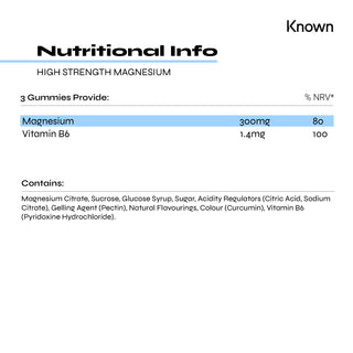 Known Nutrition Magnesium Vegan Gummies