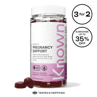 Pregnancy Support Vegan Gummies with Folic Acid