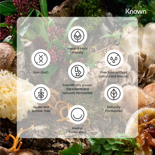 Known Nutrition Cordyceps Mushroom Supplements