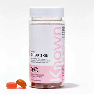 Clear Skin Vitamin Gummies with Zinc, Selenium & Vitamin B2 - Complexion & Blemish Support