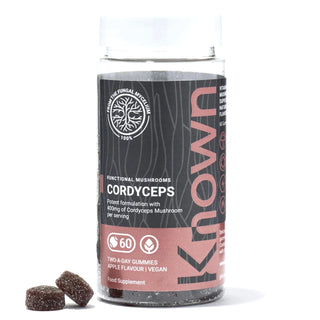 Cordyceps Mushroom Gummies with Vitamin B12 - Energy &  Metabolism Support Supplement