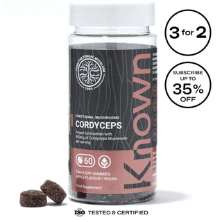 Cordyceps Mushroom Gummies with Vitamin B12 - Energy &  Metabolism Support Supplement