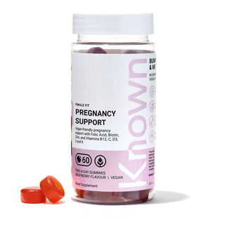 Pregnancy Support Vegan Gummies with Folic Acid